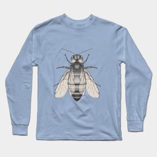 Bee pencil drawing Long Sleeve T-Shirt